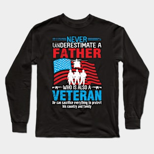 Happy Veteran Memorial Day Father Long Sleeve T-Shirt